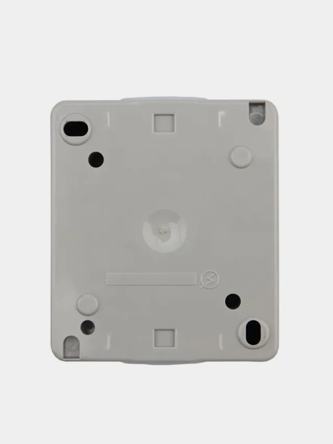 Розетка одноместная KRANZ INDUSTRIAL, IP54, с заземлением, открытой установки, серая