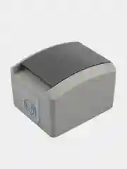 Розетка одноместная KRANZ INDUSTRIAL, IP54, с заземлением, открытой установки, серая