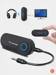 Черный 2-в-1 Беспроводной Bluetooth  аудио передатчик и приемник