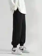 Черный брюки мужские, вельветовые спортивные