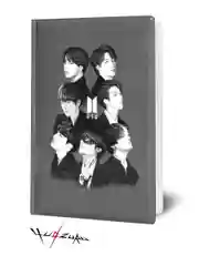 Коричневый обложка на паспорт BTS