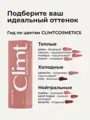 Пудровый оттеночный матовый тинт для губ, глаз и щёк
