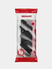 Розетка штепсельная REXANT, четырехместная, влагозащищенная, с/з, 16 А, IP54, каучук