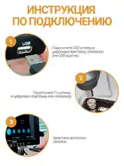 Антенна комнатная Волжанка активная TWIN USB, 3 м, с присоской