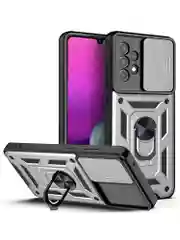 Красный чехол противоударный armors для Samsung A33 5G / Самсунг А33 5G с защитой камеры