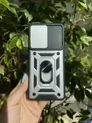 Серебряный чехол противоударный armors для Samsung A33 5G / Самсунг А33 5G с защитой камеры