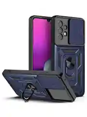 Темно-синий чехол противоударный armors для Samsung A33 5G / Самсунг А33 5G с защитой камеры