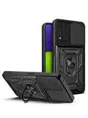 Темно-синий чехол противоударный armors для Samsung A22 4G и M22 и M32 / Самсунг А22 и М22 и М32