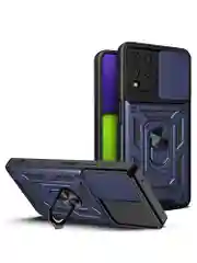 Темно-синий чехол противоударный armors для Samsung A22 4G и M22 и M32 / Самсунг А22 и М22 и М32