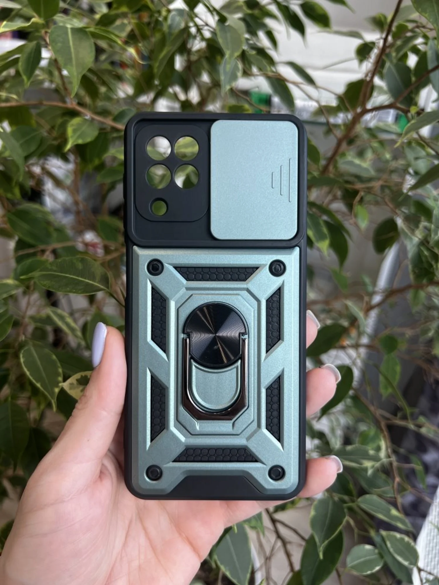 Зеленый чехол противоударный armors для Samsung A22 4G и M22 и M32 / Самсунг А22 и М22 и М32