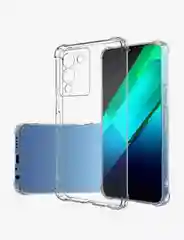 Чехол для Infinix Note 12, с усиленными углами, силиконовый, прозрачный