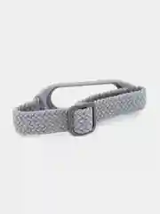 Серый ремешок матерчатый с пряжкой, для Xiaomi Mi Band 3, 4, 5, 6, 7