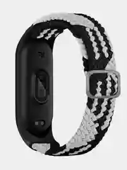 Коричневый ремешок матерчатый с пряжкой, для Xiaomi Mi Band 3, 4, 5, 6, 7