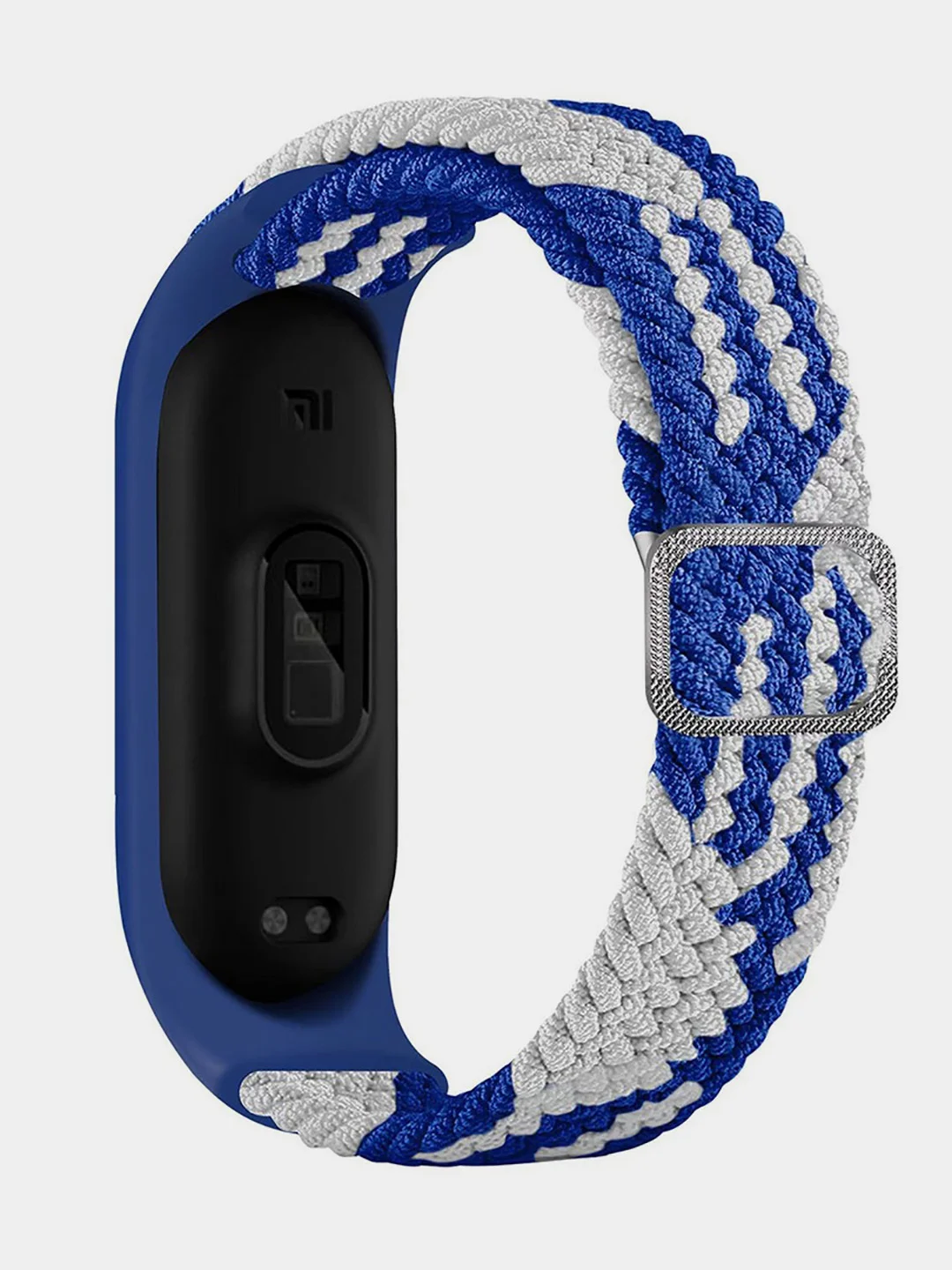 Темно-синий ремешок матерчатый с пряжкой, для Xiaomi Mi Band 3, 4, 5, 6, 7