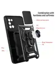 Чехол противоударный armors для Samsung A31 / Самсунг А31 с защитой камеры