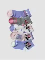 Носки детские с принтом, набор 5 пар