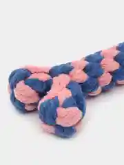 Синий игрушка для собак, канат, жевательная игрушка для собак и кошек, игрушка в форме косточки