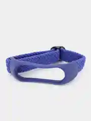 Синий ремешок матерчатый с пряжкой, для Xiaomi Mi Band 3, 4, 5, 6, 7