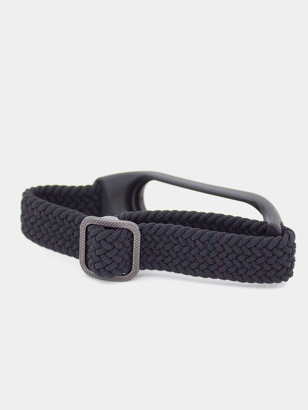 Черный ремешок матерчатый с пряжкой, для Xiaomi Mi Band 3, 4, 5, 6, 7