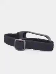 Черный ремешок матерчатый с пряжкой, для Xiaomi Mi Band 3, 4, 5, 6, 7