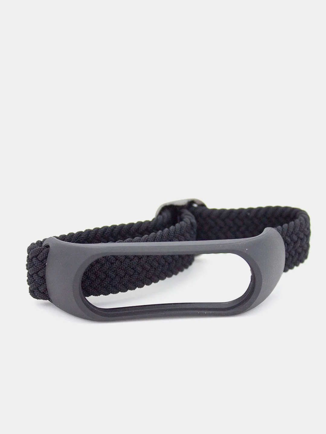 Черный ремешок матерчатый с пряжкой, для Xiaomi Mi Band 3, 4, 5, 6, 7