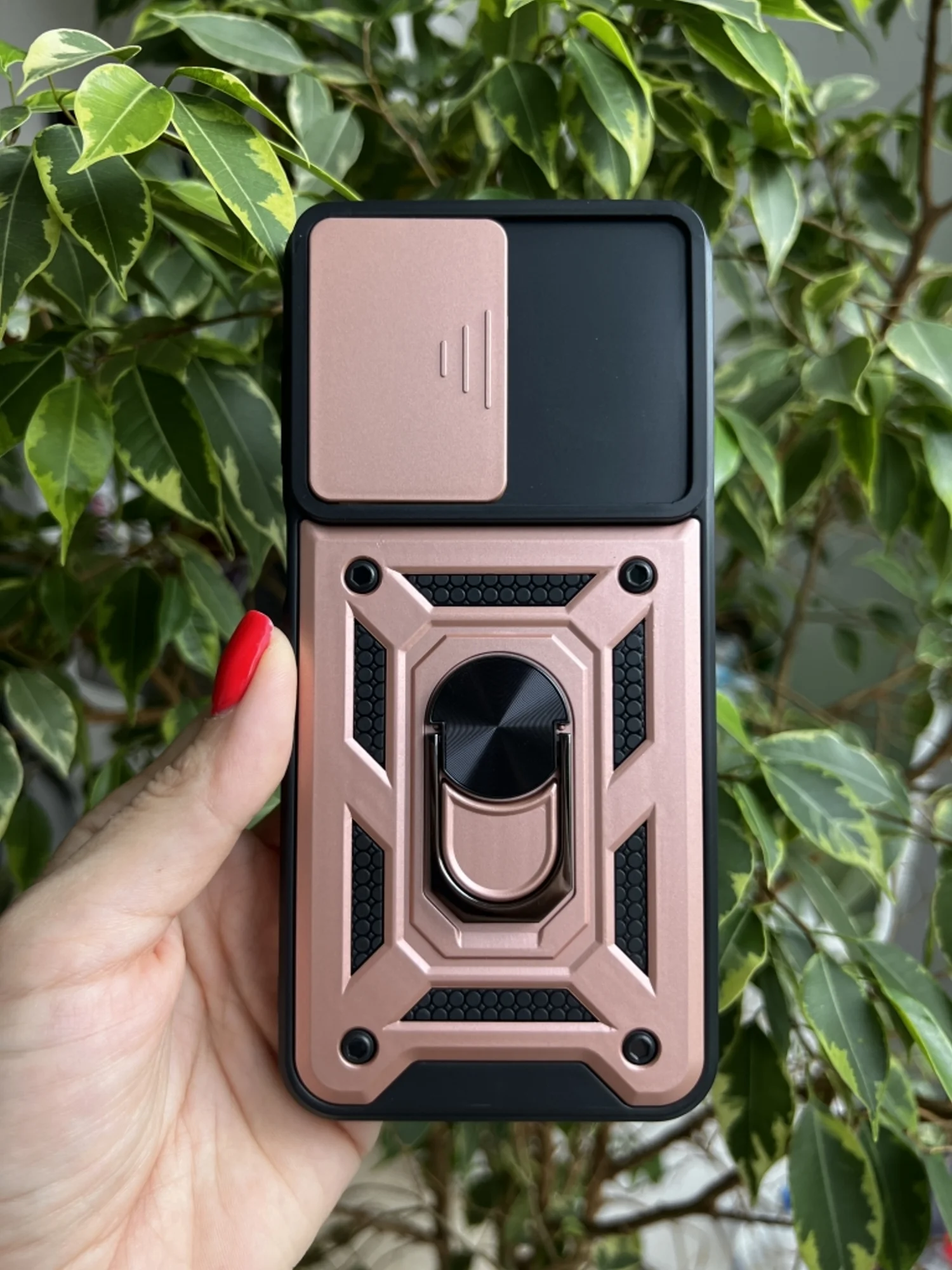 Розовый чехол противоударный armors для Samsung A13 4G / Самсунг А13 4G с защитой камеры