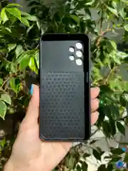 Серебряный чехол противоударный armors для Samsung A13 4G / Самсунг А13 4G с защитой камеры
