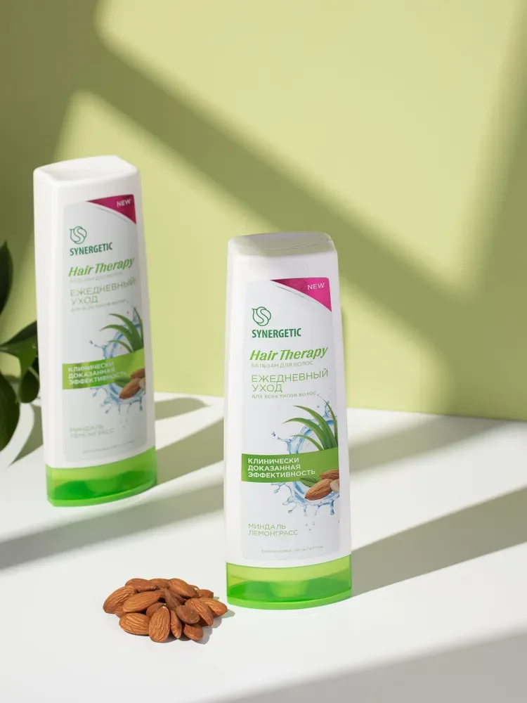 Бальзам для волос SYNERGETIC "Ежедневный уход" HAIR THERAPY, 360 мл