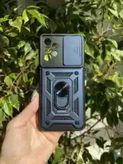 Темно-синий чехол противоударный armors для Samsung A13 4G / Самсунг А13 4G с защитой камеры
