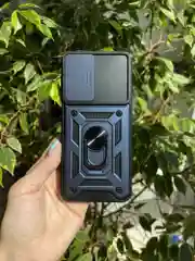 Темно-синий чехол противоударный armors для Samsung A13 4G / Самсунг А13 4G с защитой камеры
