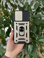Золотой чехол противоударный armors для Samsung A04S / Самсунг А04S с защитой камеры