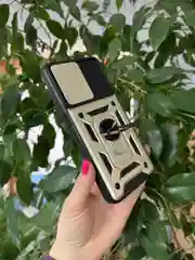 Золотой чехол противоударный armors для Samsung A04S / Самсунг А04S с защитой камеры
