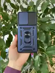 Темно-синий чехол противоударный armors для Samsung A04S / Самсунг А04S с защитой камеры