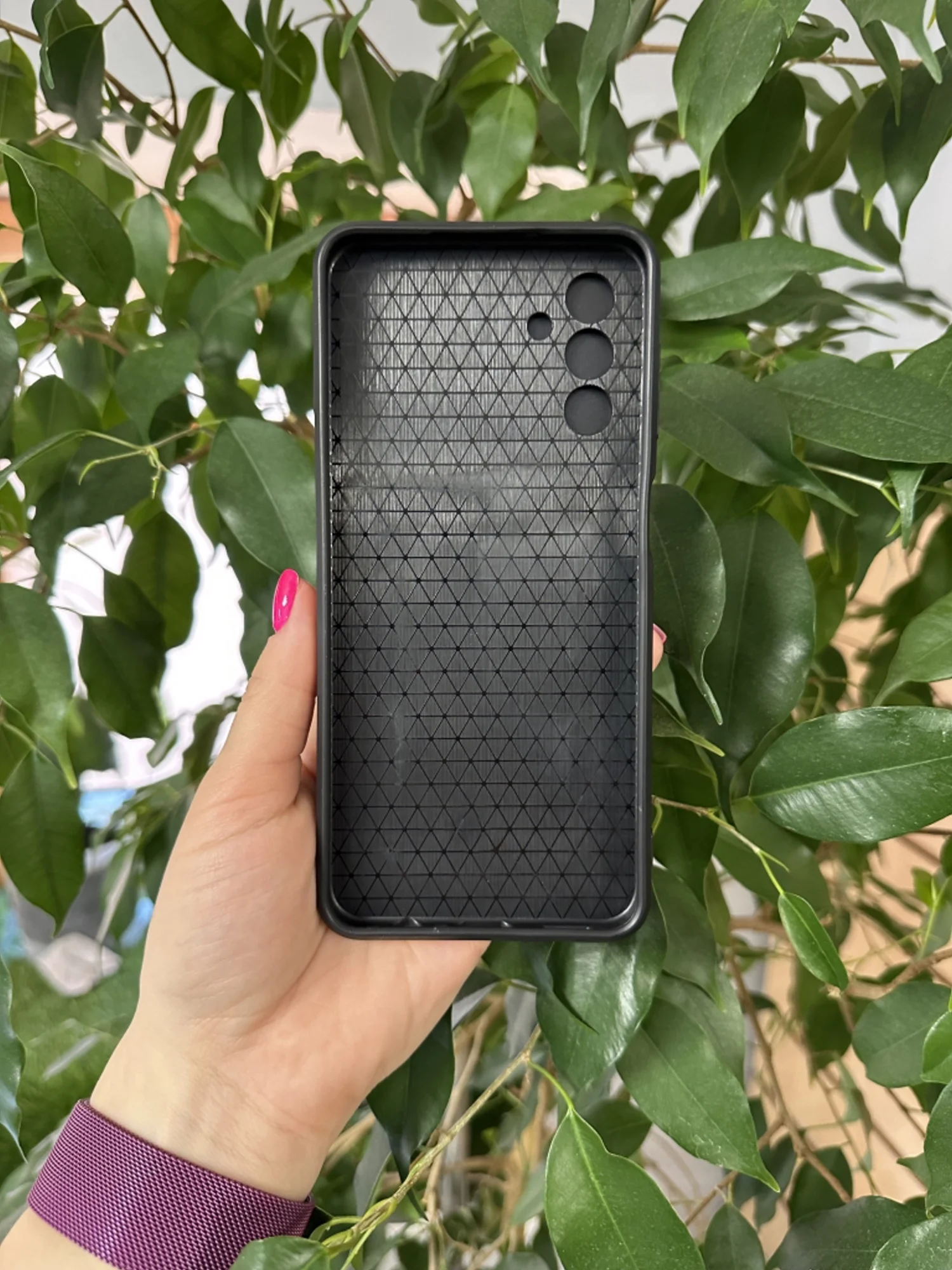 Темно-синий чехол противоударный armors для Samsung A04S / Самсунг А04S с защитой камеры