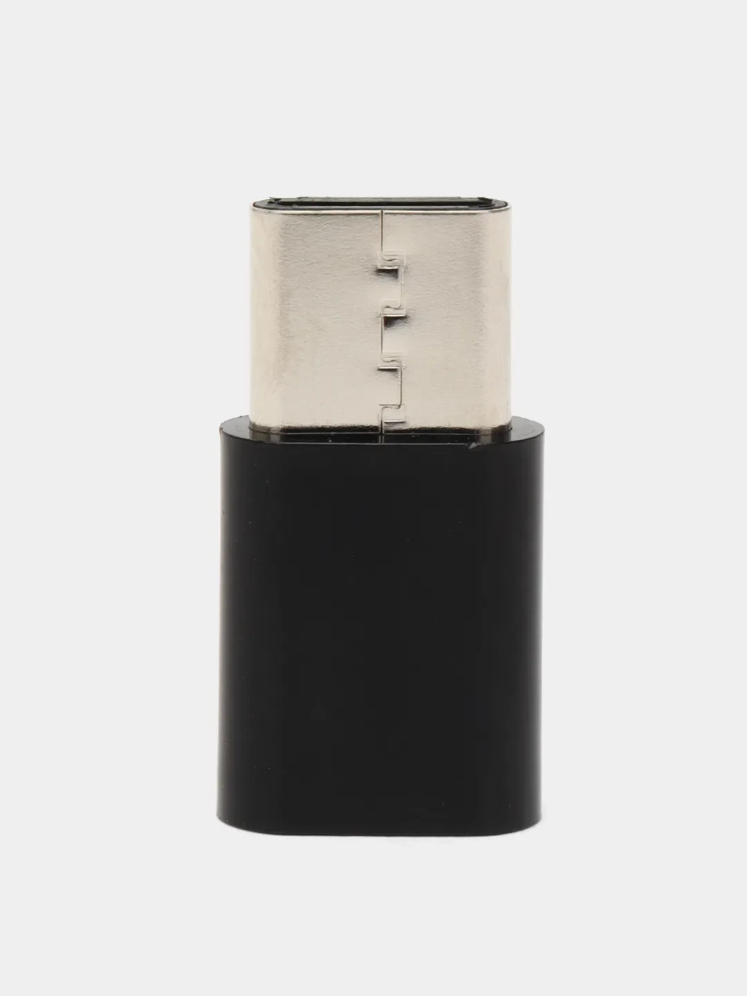Черный otg переходник с Micro USB на Type-C / ОТГ