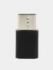 Черный otg переходник с Micro USB на Type-C / ОТГ