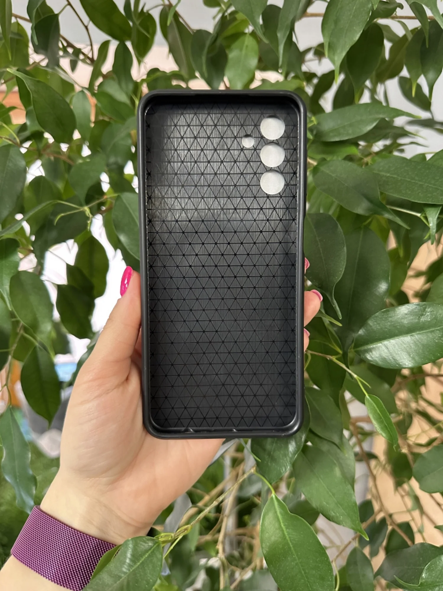 Серебряный чехол противоударный armors для Samsung A04S / Самсунг А04S с защитой камеры