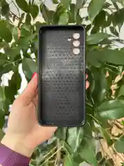 Красный чехол противоударный armors для Samsung A04S / Самсунг А04S с защитой камеры