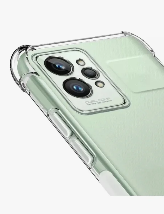 Чехол для Realme C31, (2020), Реалми С31, силиконовый, прозрачный с усиленными углами
