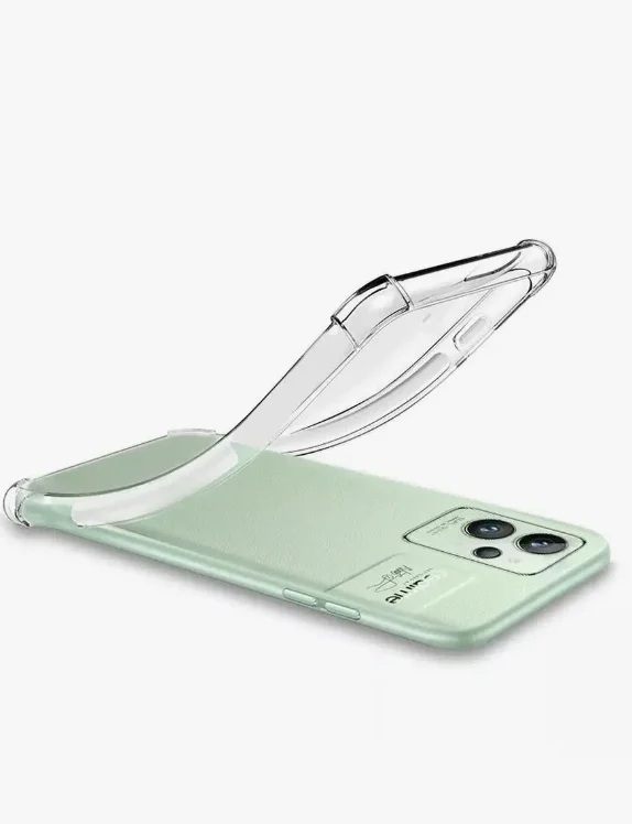 Чехол для Realme C31, (2020), Реалми С31, силиконовый, прозрачный с усиленными углами