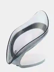 Серый мыльница со сливом на присоске для ванной, для кухни, 2 цвета
