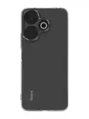 Прозрачный чехол для Xiaomi Redmi 13 4G/ 5G силиконовый BROSCORP матовый/ прозрачный с защитой камер