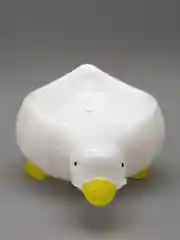 Белый мыльница уточка со сливом