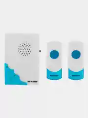 Беспроводной дверной звонок REXANT RX-4, с двумя кнопками вызова, 32 мелодии, 100м, IP44