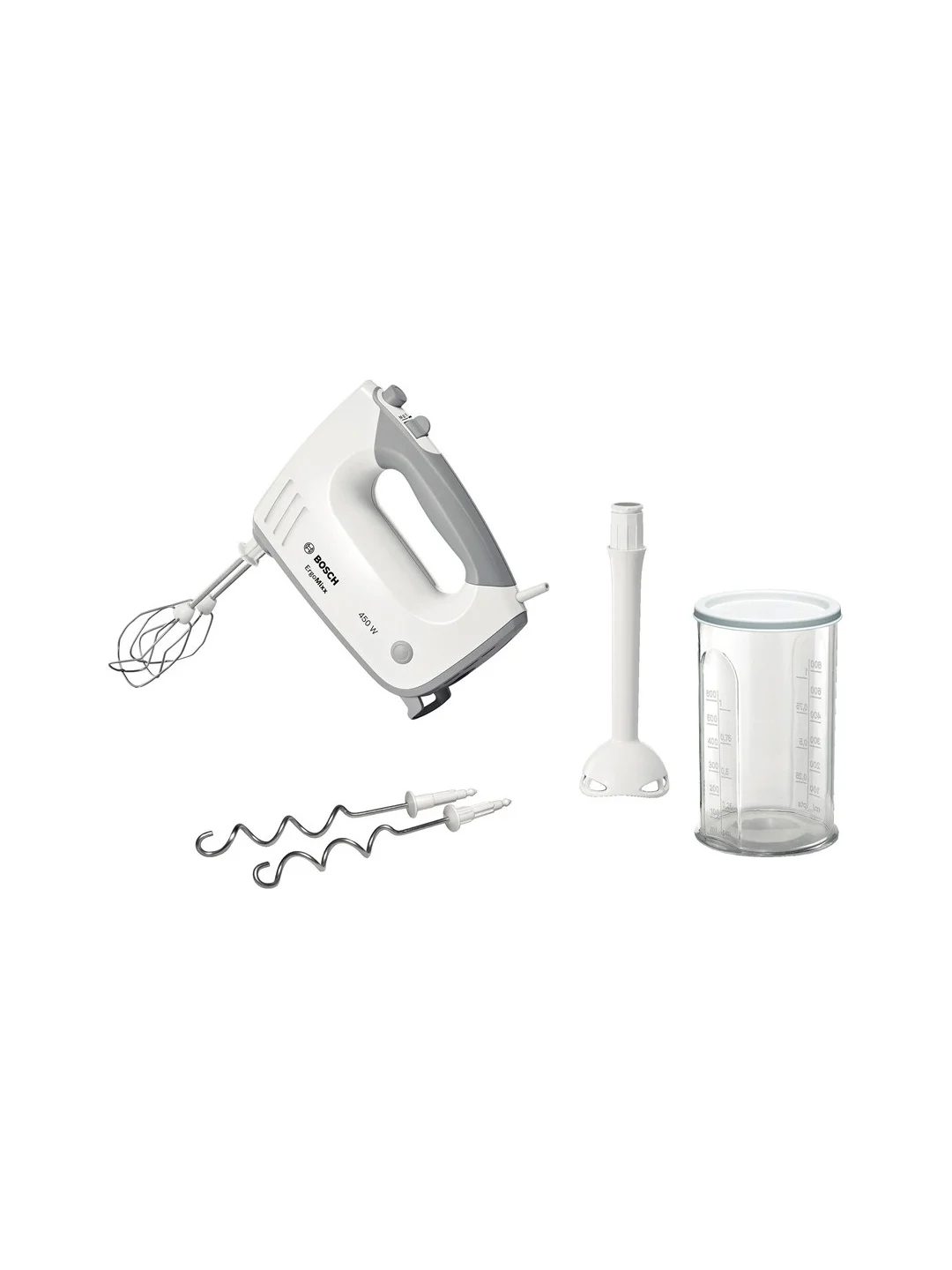 Белый миксер Bosch MFQ 36440