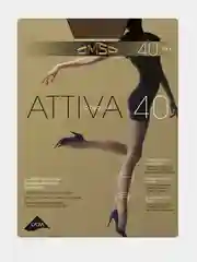 Коричневый капроновые колготки Omsa Attiva