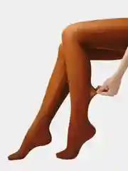 Коричневый капроновые колготки Omsa Attiva