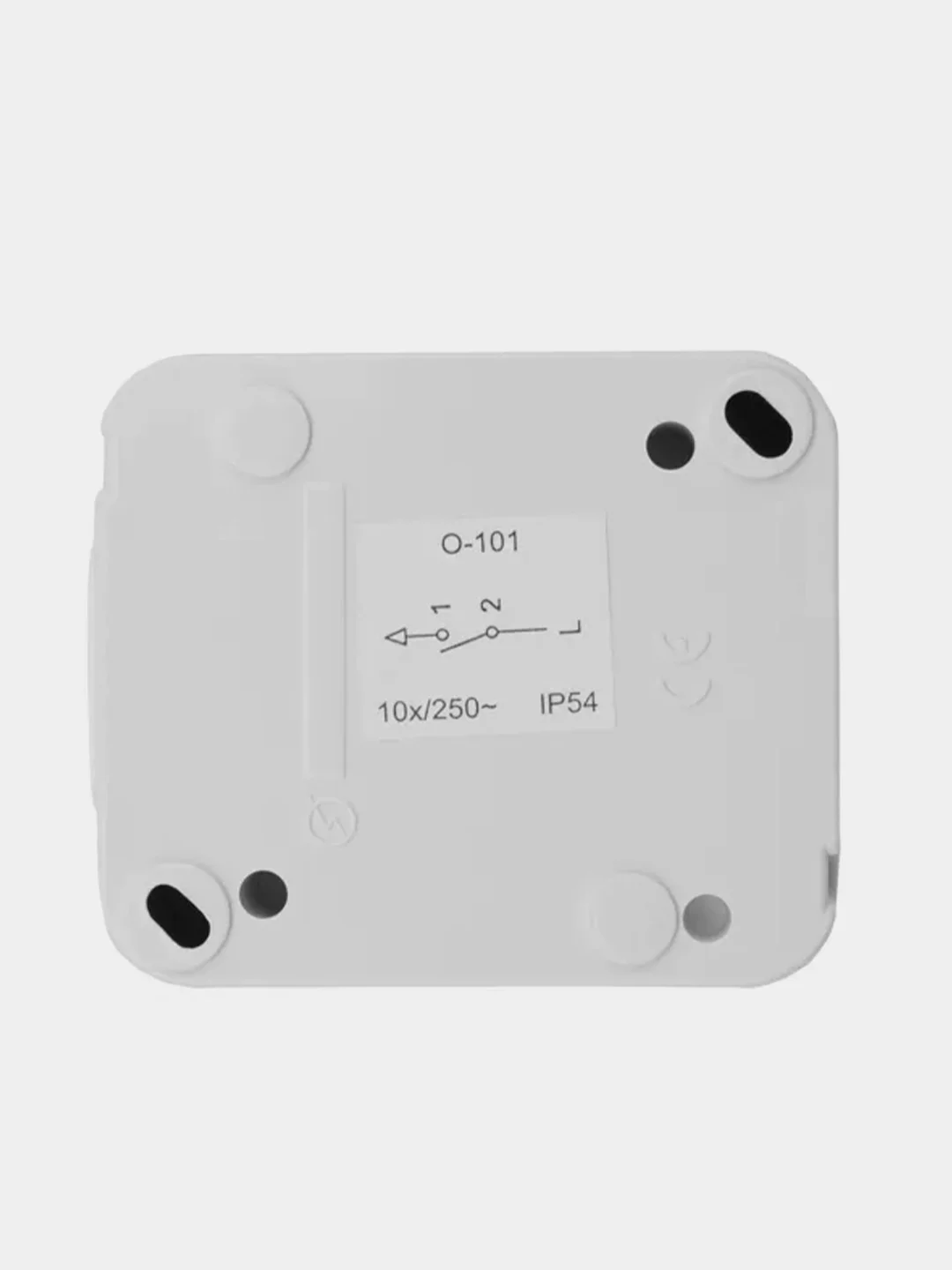 Выключатель одноклавишный KRANZ Mini OG IP54, белый