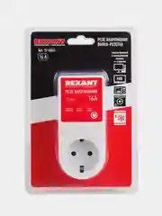 Реле напряжения REXANT, 16А, вилка-розетка