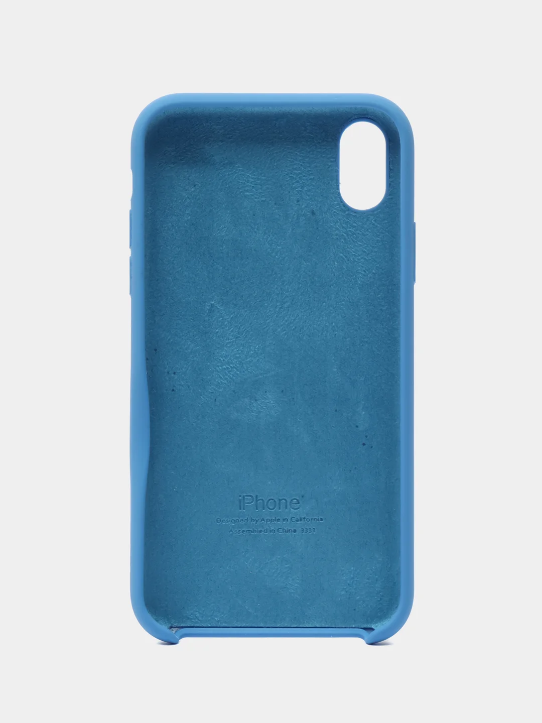 Небесно-голубой чехол для iPhone XR (Silicone Case)